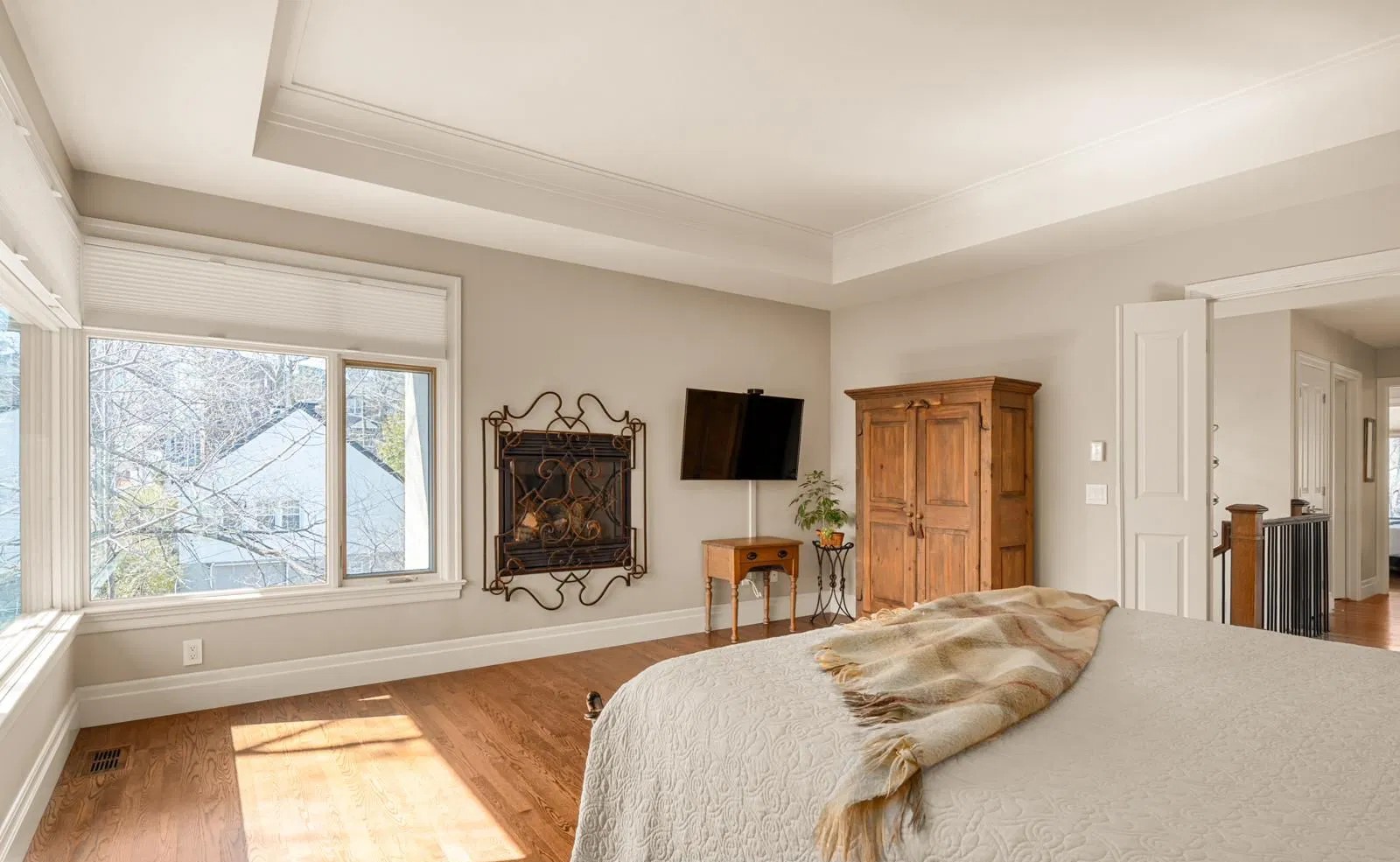 Bedroom leading toward ensuite